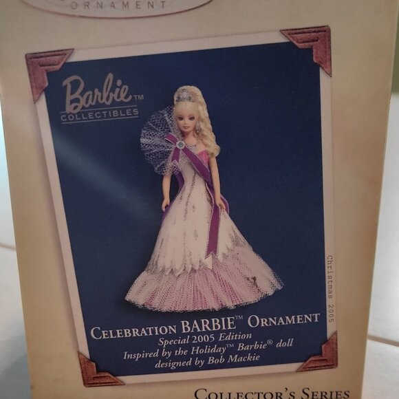 2005 Holiday Barbie by Bob Mackie with Ornament (NRFB)